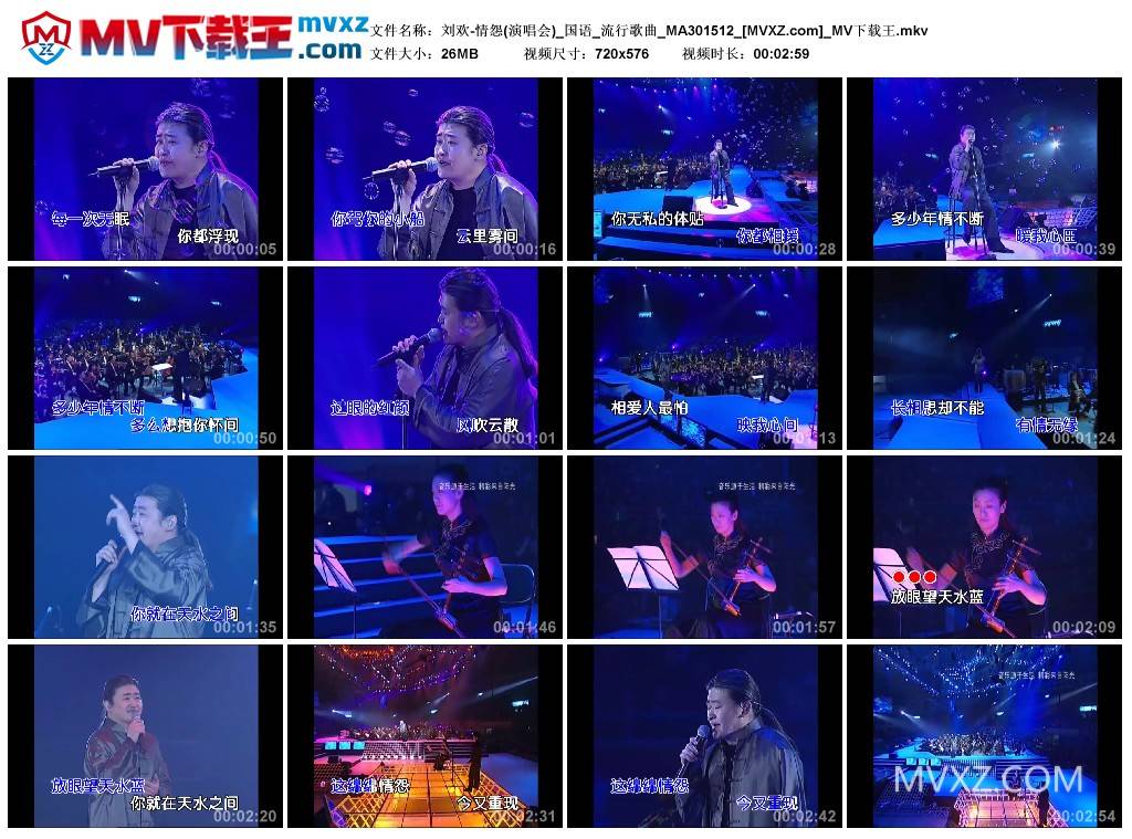 刘欢-情怨(演唱会)_国语_流行歌曲_MA301512